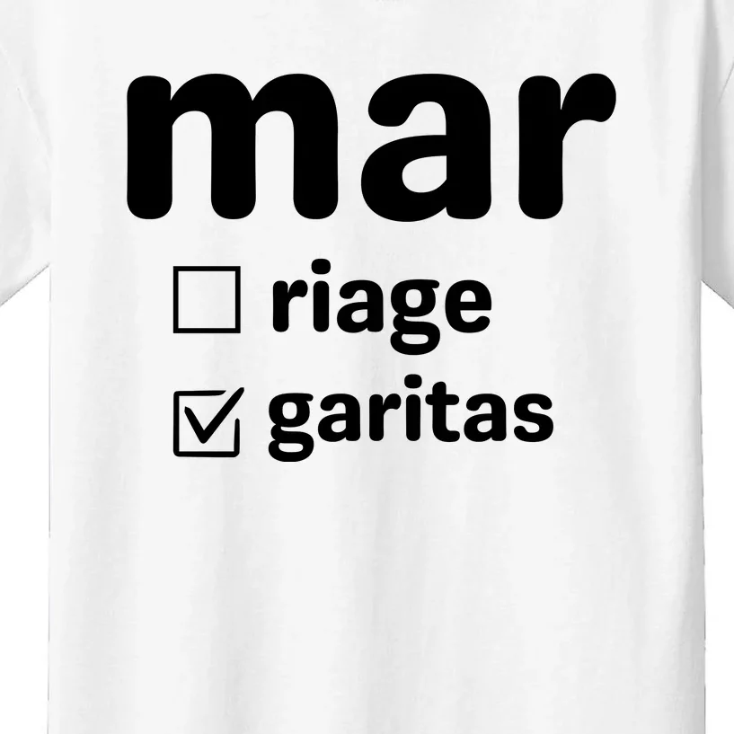 Marriage Margaritas Funny Kids T-Shirt