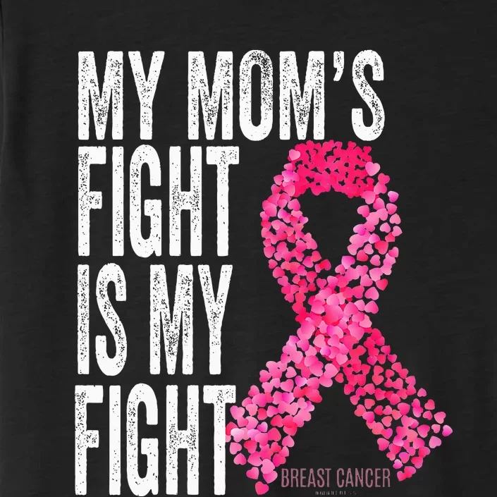 My Moms Fight Is My Fight Breast Cancer Awareness Gifts ChromaSoft Performance T-Shirt