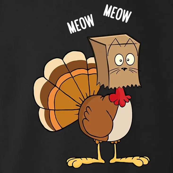 Meow Meow Funny Turkey Thanksgiving Toddler Hoodie