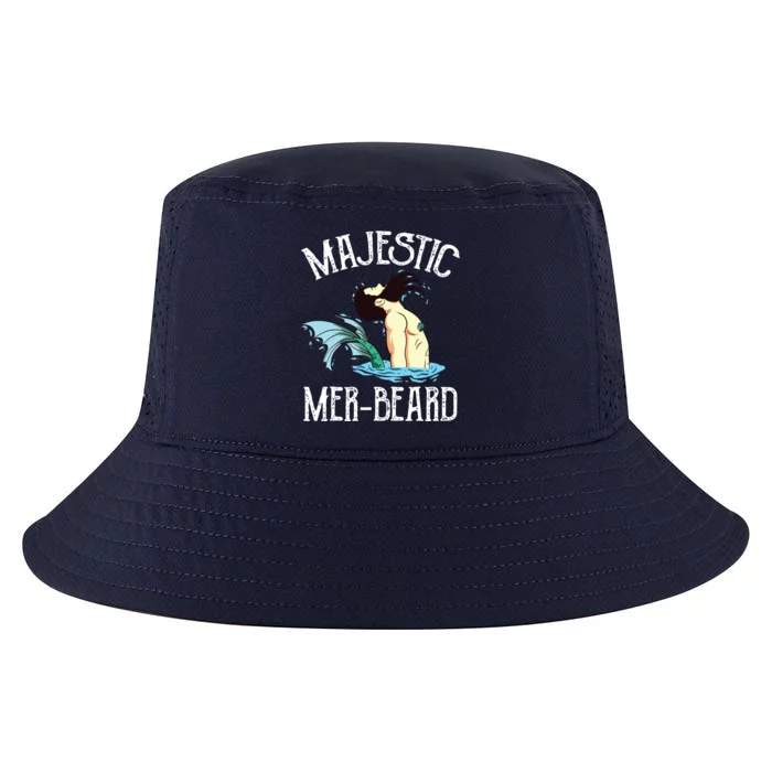 Majestic Merbeard Funny Merman Manly Merman Cool Comfort Performance Bucket Hat