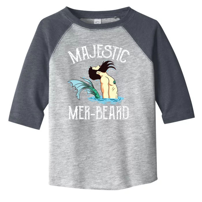 Majestic Merbeard Funny Merman Manly Merman Toddler Fine Jersey T-Shirt