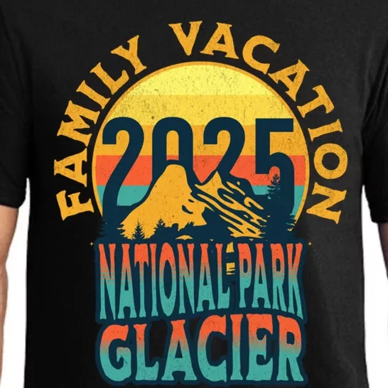 Montana Mountains Family Trip Glacier National Park 2025 Gift Pajama Set