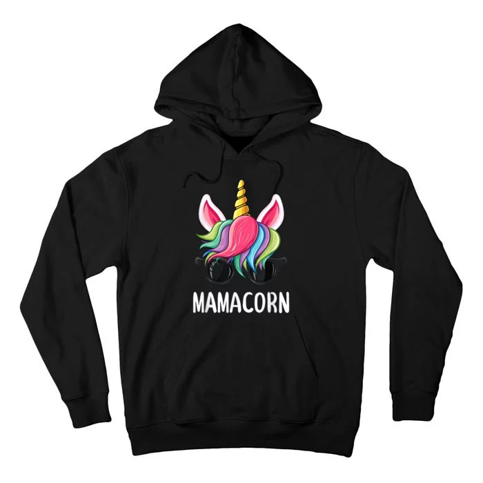 Mamacorn mom funny unicorn for Mothers day gifts Tall Hoodie