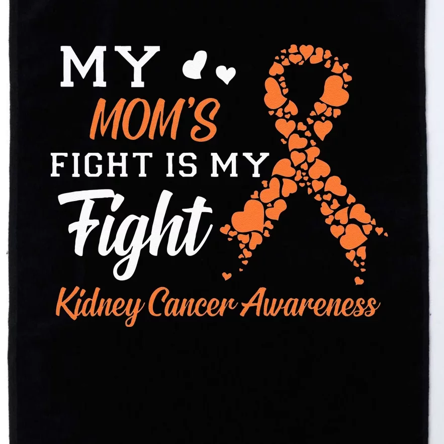 My Moms Fight Is My Fight Kidney Cancer Awareness Platinum Collection Golf Towel