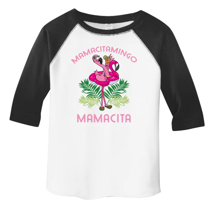 Mamacitamingo Mamacita Flamingo Lover Grandma Grandmother Gift Toddler Fine Jersey T-Shirt