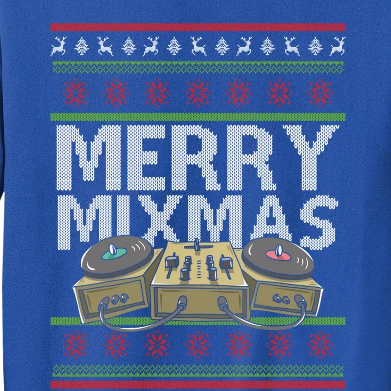 Merry Mixmeaningful Giftmas Santa Dj Christmas Disc Jockey Music Gift Cool Gift Sweatshirt