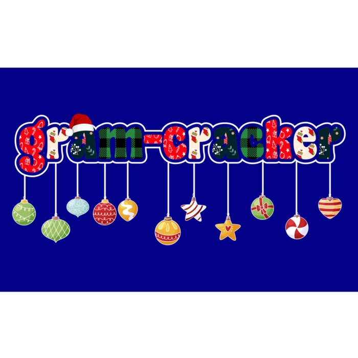 Merry Mama Gramcracker Claus Christmas Funny Santa Hat Gift Bumper Sticker