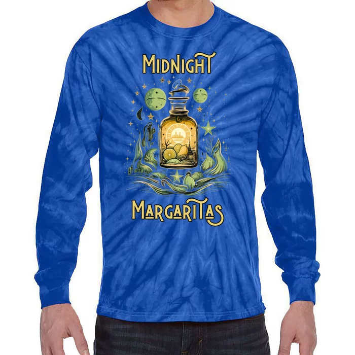 Midnight Margaritas Gift Tie-Dye Long Sleeve Shirt