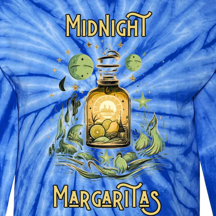 Midnight Margaritas Gift Tie-Dye Long Sleeve Shirt