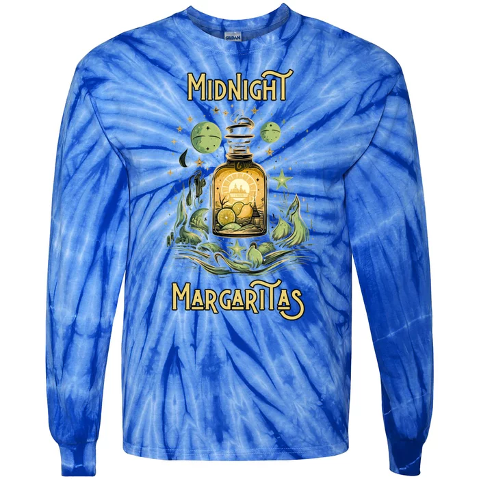 Midnight Margaritas Gift Tie-Dye Long Sleeve Shirt