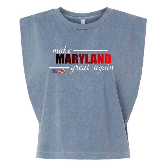 Make Maryland Great Again Garment-Dyed Women's Muscle Tee