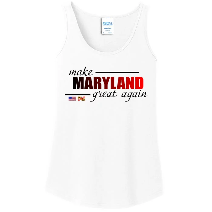 Make Maryland Great Again Ladies Essential Tank