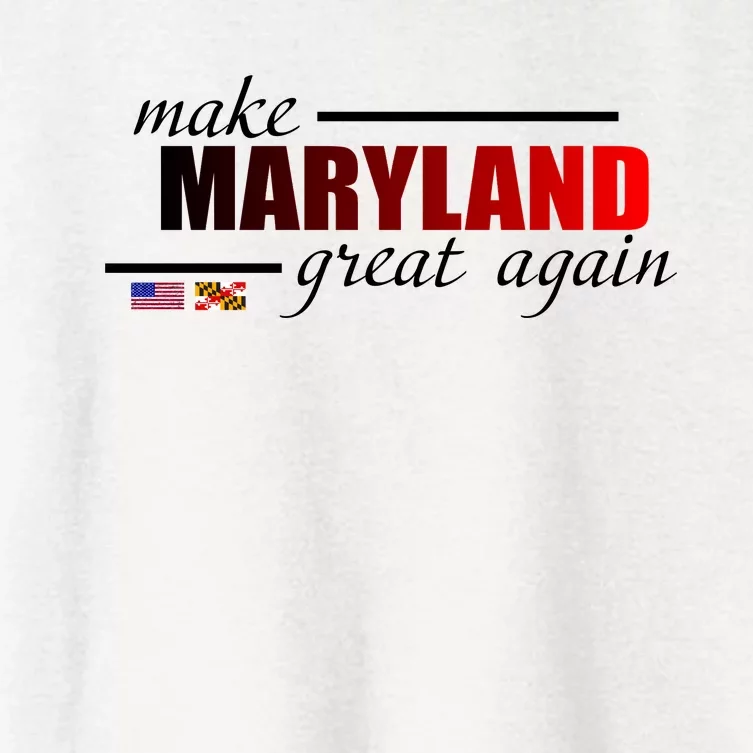 Make Maryland Great Again Women's Crop Top Tee