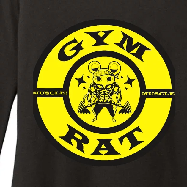 Muscles Mice Gyms Rats Womens CVC Long Sleeve Shirt