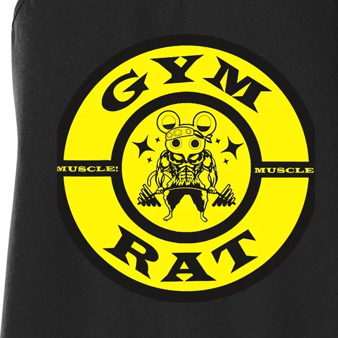 Muscles Mice Gyms Rats Women's Racerback Tank