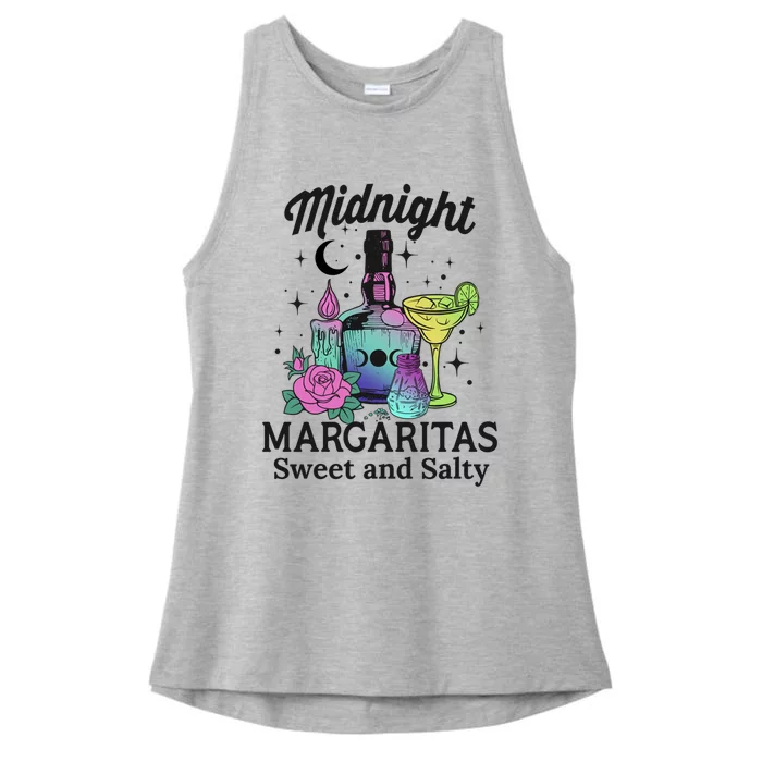 Midnight Margaritas Gift Ladies Tri-Blend Wicking Tank