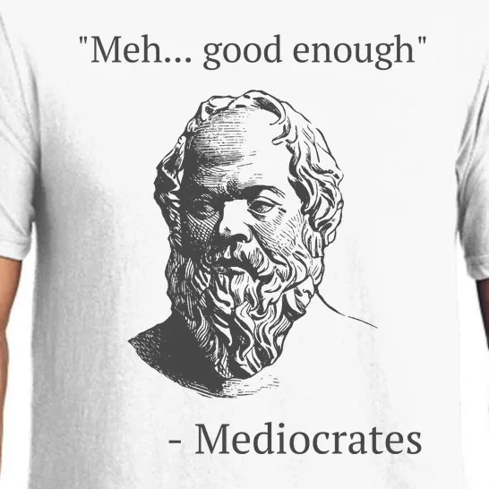 Mediocrates Meh Good Enough Sarcasm Pajama Set