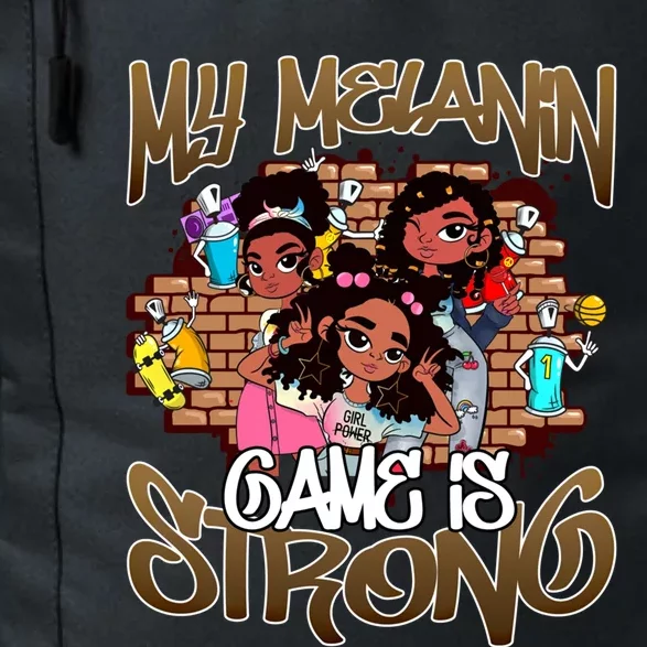 My Melanin Game Is Strong Black Magic History Month Great Gift Daily Commute Backpack