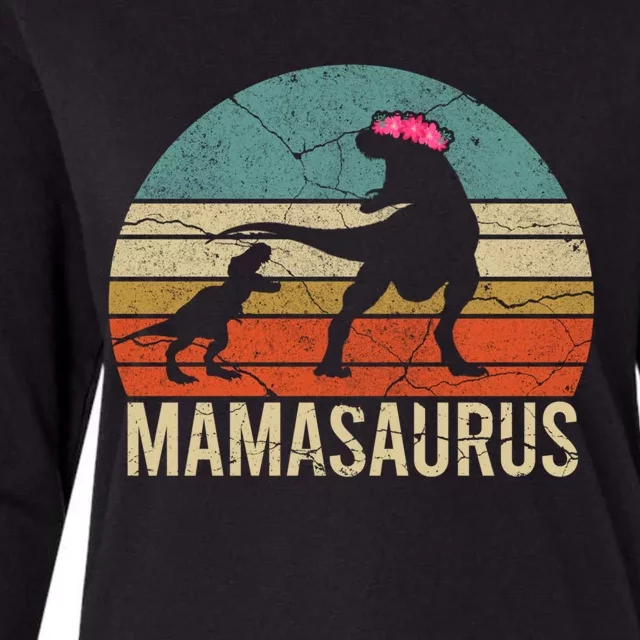 Mom Mother Gift Christmas Mamasaurus Wife Husband Gift Great Gift Womens Cotton Relaxed Long Sleeve T-Shirt