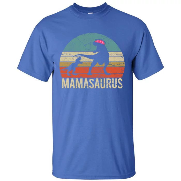 Mom Mother Gift Christmas Mamasaurus Wife Husband Gift Great Gift Tall T-Shirt