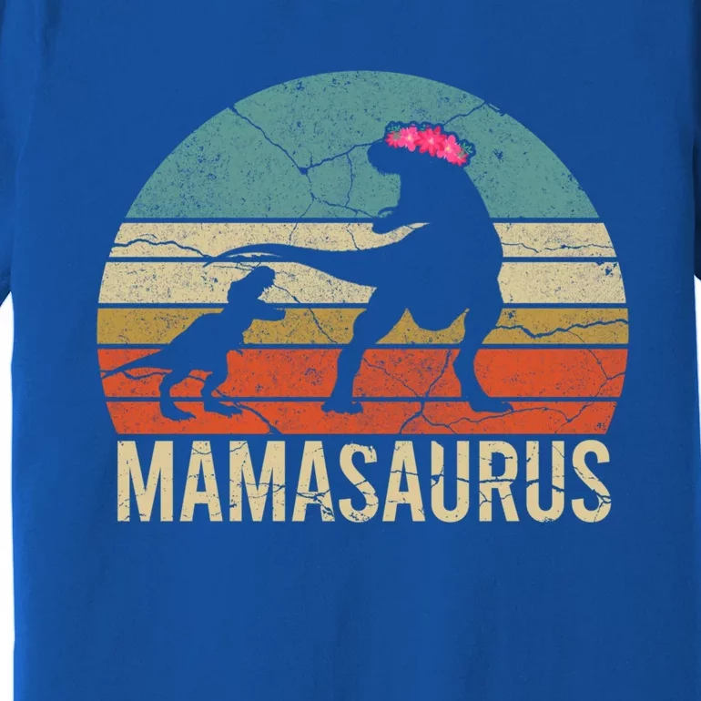 Mom Mother Gift Christmas Mamasaurus Wife Husband Gift Great Gift Premium T-Shirt