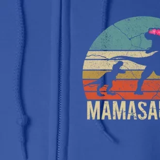 Mom Mother Gift Christmas Mamasaurus Wife Husband Gift Great Gift Full Zip Hoodie