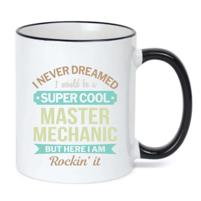 Master Mechanic Gift Funny Gift Black Color Changing Mug