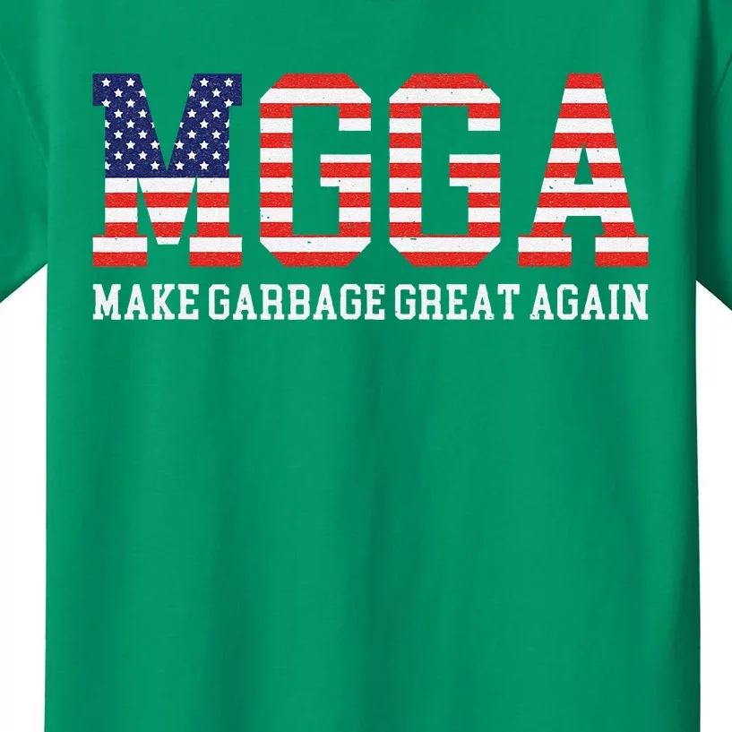 Mgga Make Garbage Great Again Kids T-Shirt