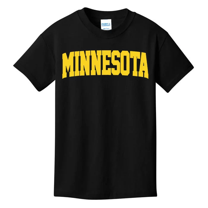 Minnesota Maroon Gold Throwback Kids T-Shirt