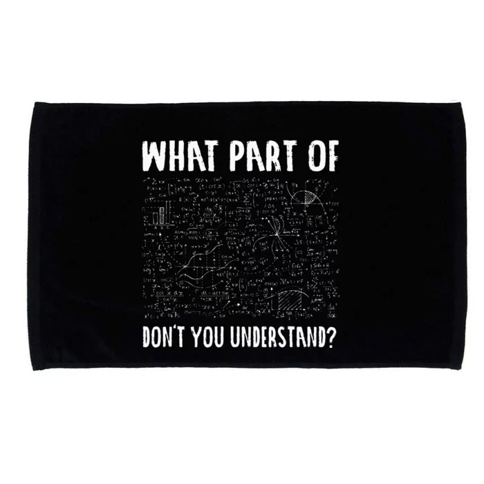 Mathematics Math Geek University Teacher Ironic Joke Microfiber Hand Towel