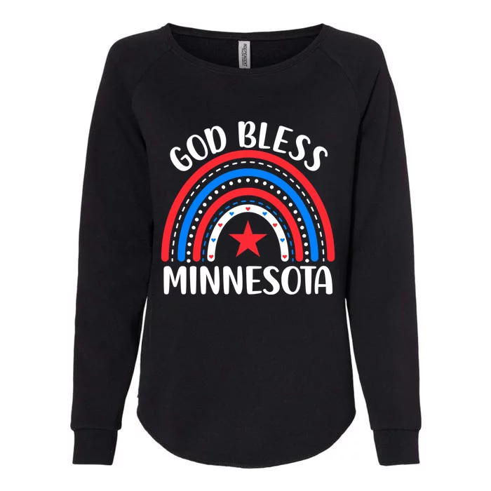 Minnesota Meaningful Gift I Love Minnesota Usa Cute Gift Womens California Wash Sweatshirt