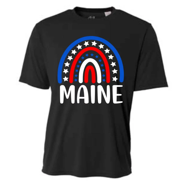 Maine Meaningful Gift I Love Maine Usa Meaningful Gift Cooling Performance Crew T-Shirt