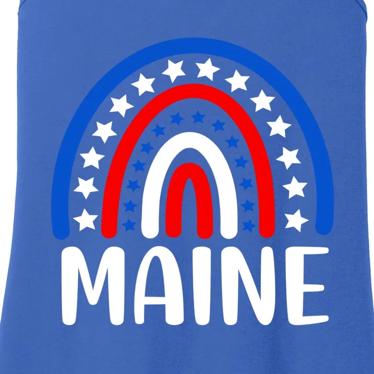 Maine Meaningful Gift I Love Maine Usa Meaningful Gift Ladies Essential Tank