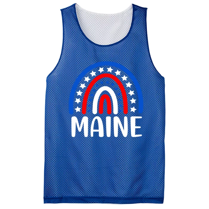 Maine Meaningful Gift I Love Maine Usa Meaningful Gift Mesh Reversible Basketball Jersey Tank