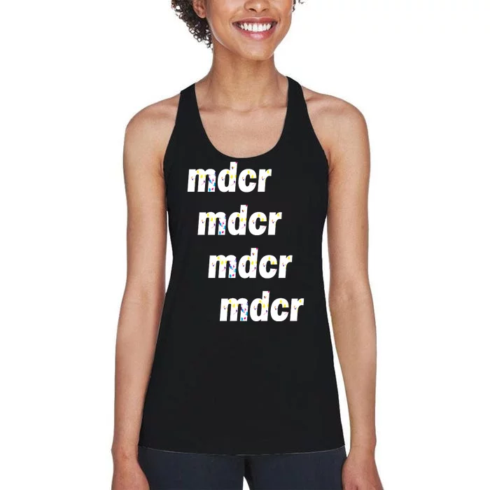 Mdcr MDCR Guardiola Splatter Pep Women's Racerback Tank