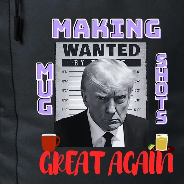 Making Mugshots Great Again Trump 2024 Mugshot President Daily Commute Backpack