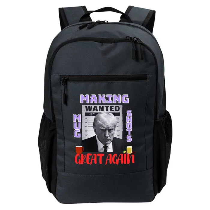 Making Mugshots Great Again Trump 2024 Mugshot President Daily Commute Backpack