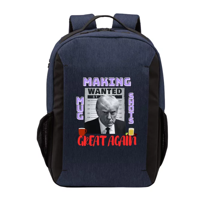 Making Mugshots Great Again Trump 2024 Mugshot President Vector Backpack