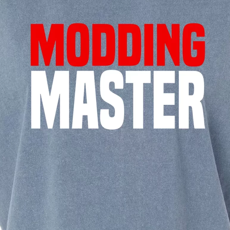 Modding Master Gift Joke Video Gaming Modding Game Mods Gift Garment-Dyed Women's Muscle Tee