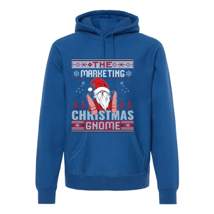 Marketing Matching Group Christmas Gnome Ugly Great Gift Premium Hoodie