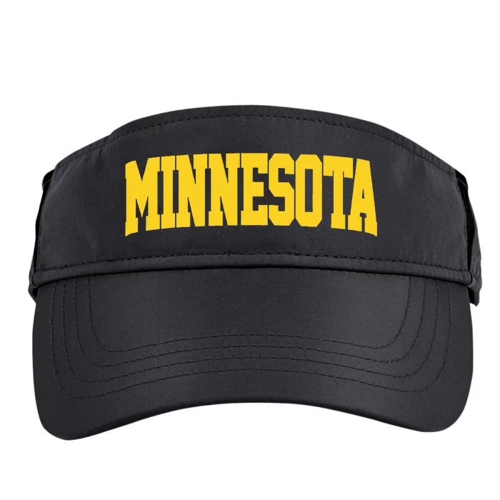 Minnesota Maroon Gold Throwback Adult Drive Performance Visor