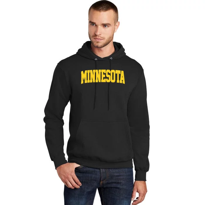 Minnesota Maroon Gold Throwback Tall Hoodie