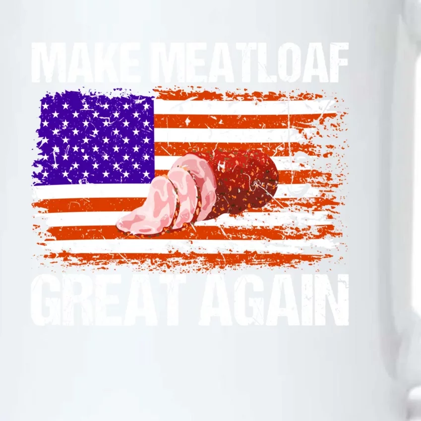 Make Meatloaf Great Again Funny Chef Usa Flag Gift Black Color Changing Mug