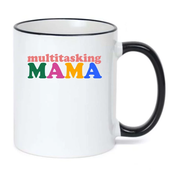 Multitasking Mama Gift For Mom Black Color Changing Mug