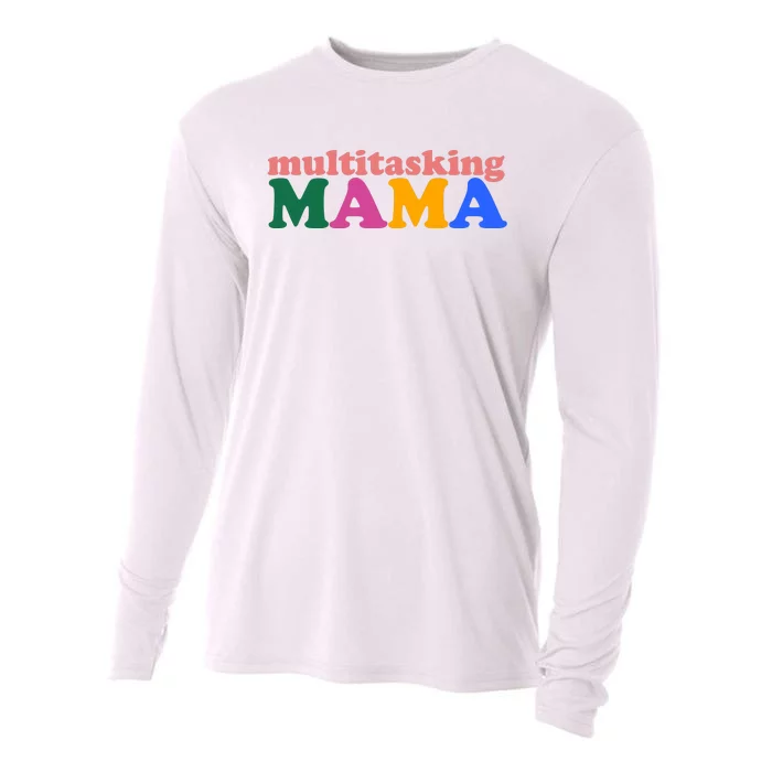 Multitasking Mama Gift For Mom Cooling Performance Long Sleeve Crew