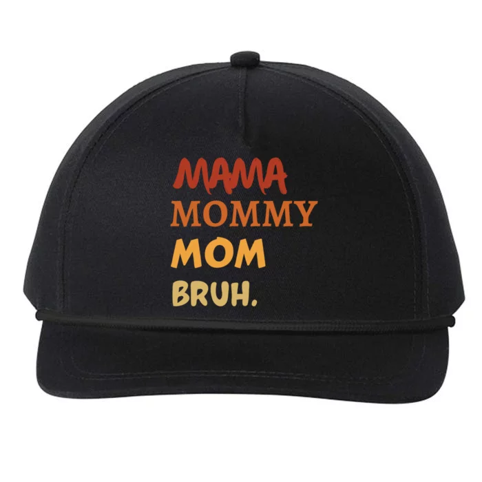 Mom Mommy Happy International 'S Day Mothers Day Gift Snapback Five-Panel Rope Hat