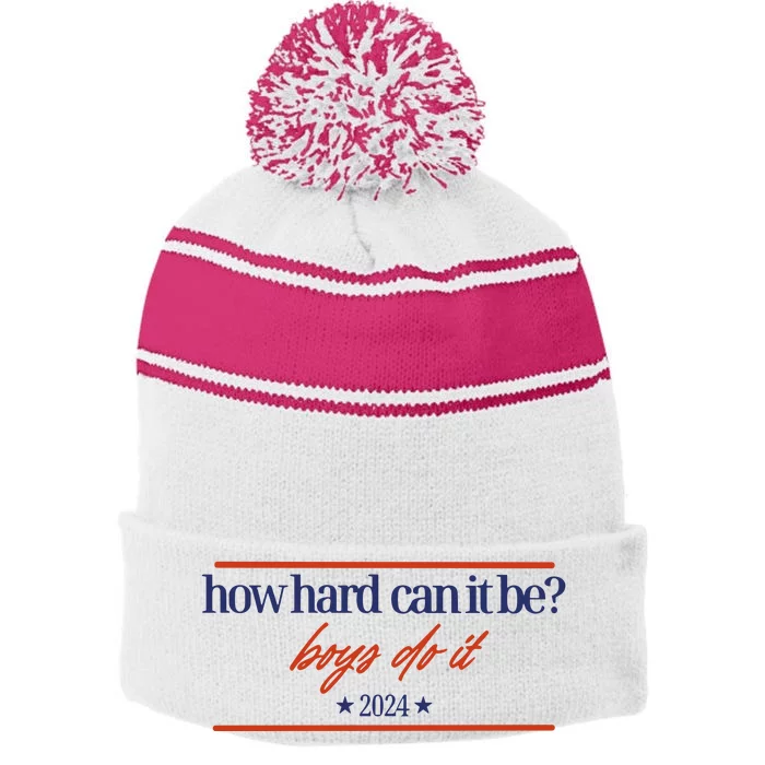 Mads Mitch How Hard Can It Be Boy Do It 2024 Hhcibbdi Stripe Pom Pom Beanie