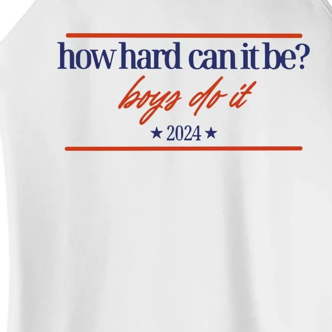 Mads Mitch How Hard Can It Be Boy Do It 2024 Hhcibbdi Women’s Perfect Tri Rocker Tank