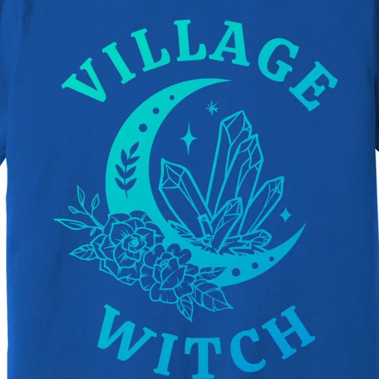 Mystical Moon Halloween Village Witch Gift Premium T-Shirt