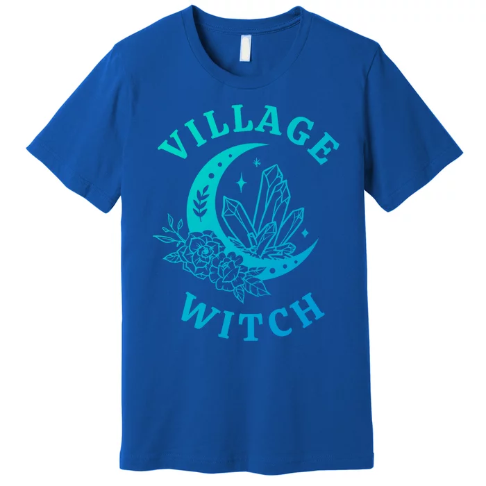 Mystical Moon Halloween Village Witch Gift Premium T-Shirt